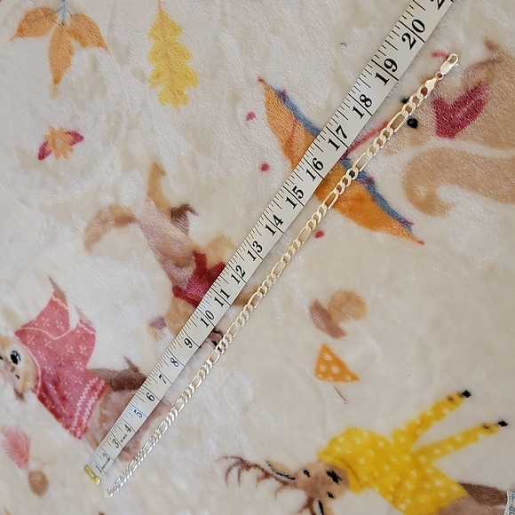 🖤 NEW!! 925 STERELING ITALY SILVER CHAIN NECKLACE CHOKER UNISEX MEN WOMAN - Picture 5 of 6